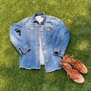 Chico’s denim jacket size 2/4